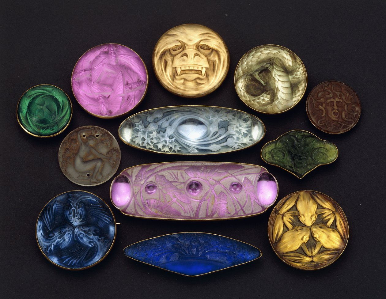 Divers objets en verre - Rene Jules Lalique