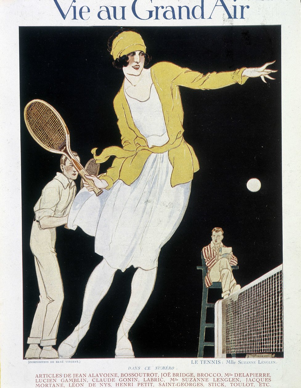 Suzanne Lenglen - Rene Vincent