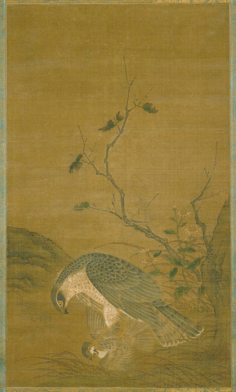Faucon Capturant Un Moineau - Renfa Ren