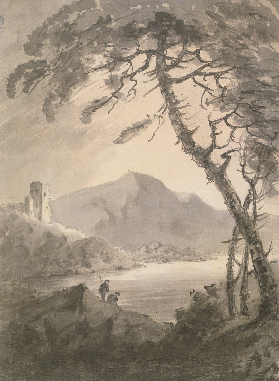 Paysage avec château en ruine - Rev. William Gilpin