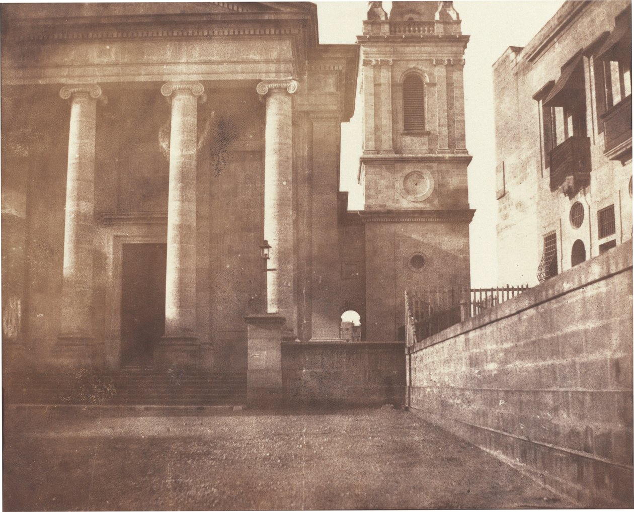 Cathédrale Saint-Paul, La Valette, Malte, avec clocher - Reverend Calvert Richard Jones