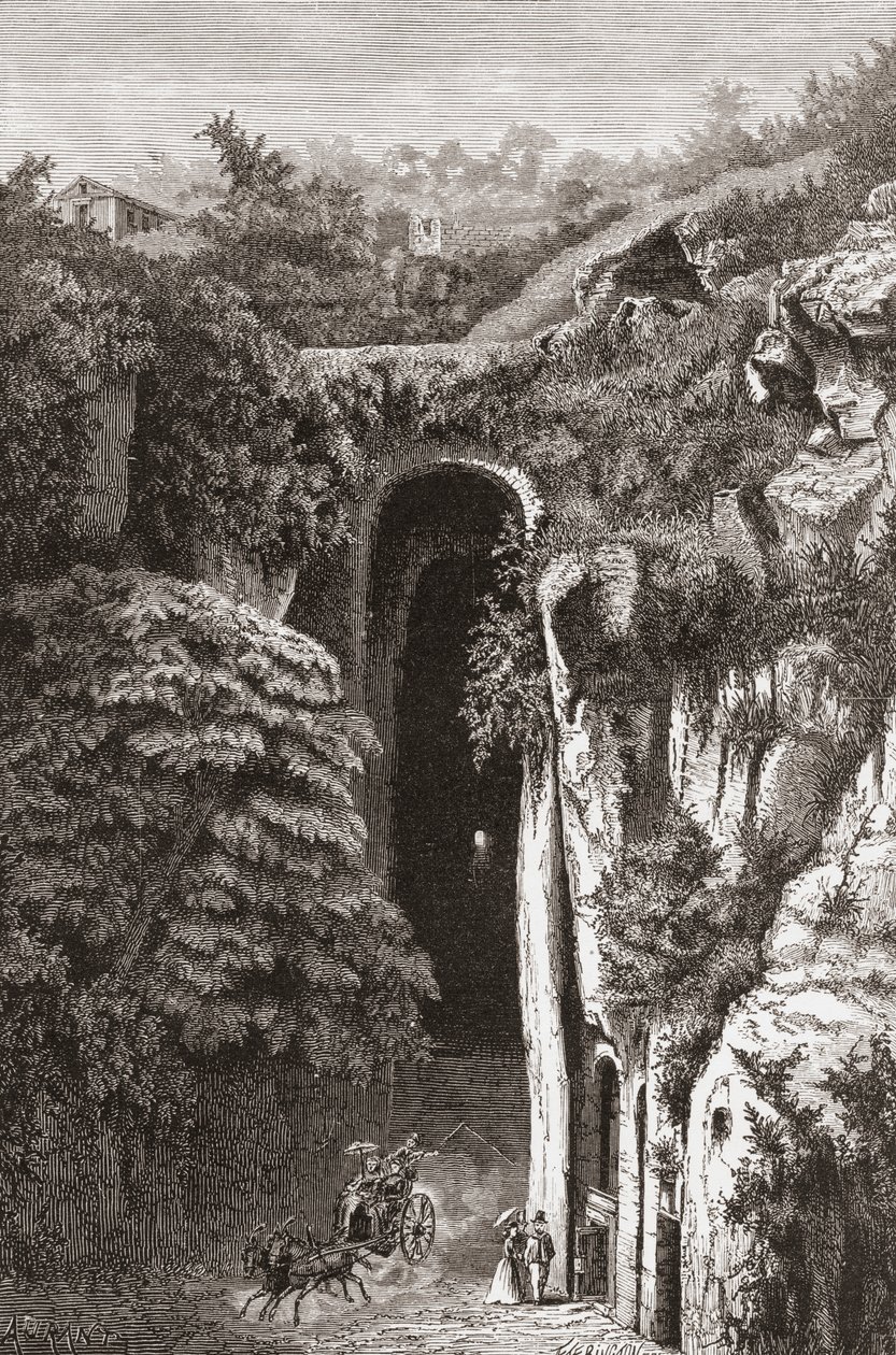 Tombeau de Virgile, Naples, sud de l