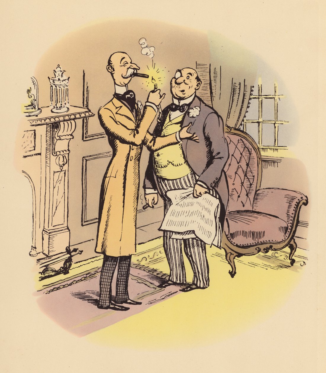 Parbleu, Monsieur, ça marche ! (lithographie couleur) - Rex (after) Whistler