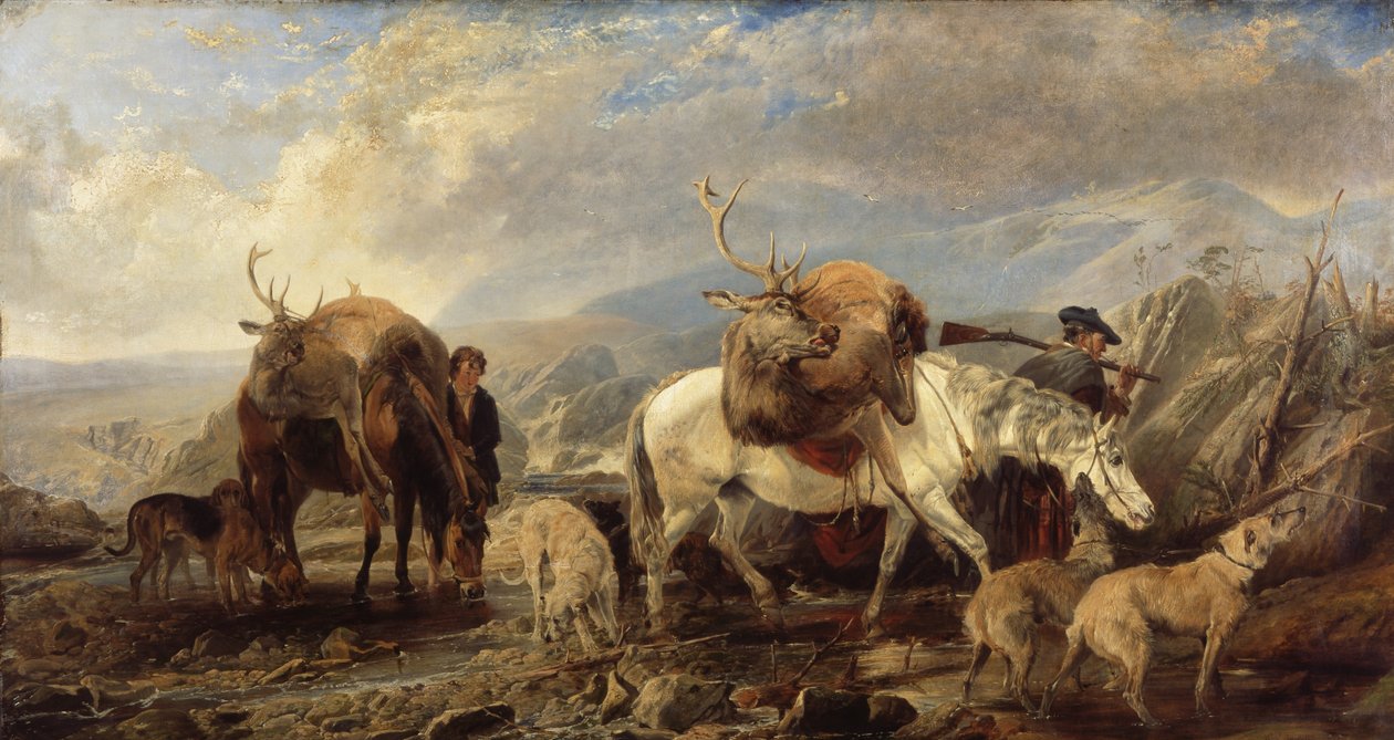 Le retour du chasseur de cerfs, 1846 - Richard Ansdell