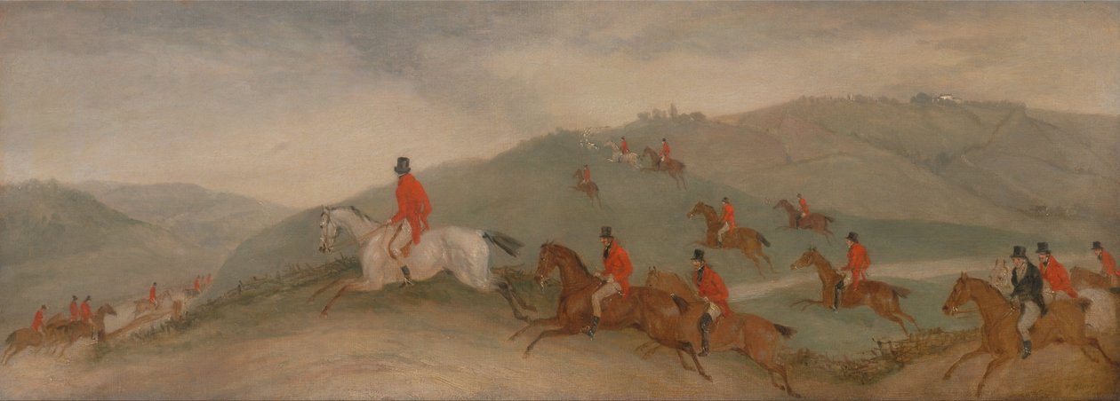Chasse au renard - Cavaliers de route ou froussards - Richard Barrett Davis