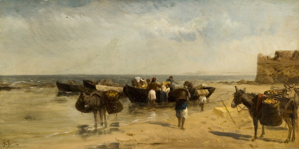 Bateaux de fruits sur la Méditerranée - Richard Beavis