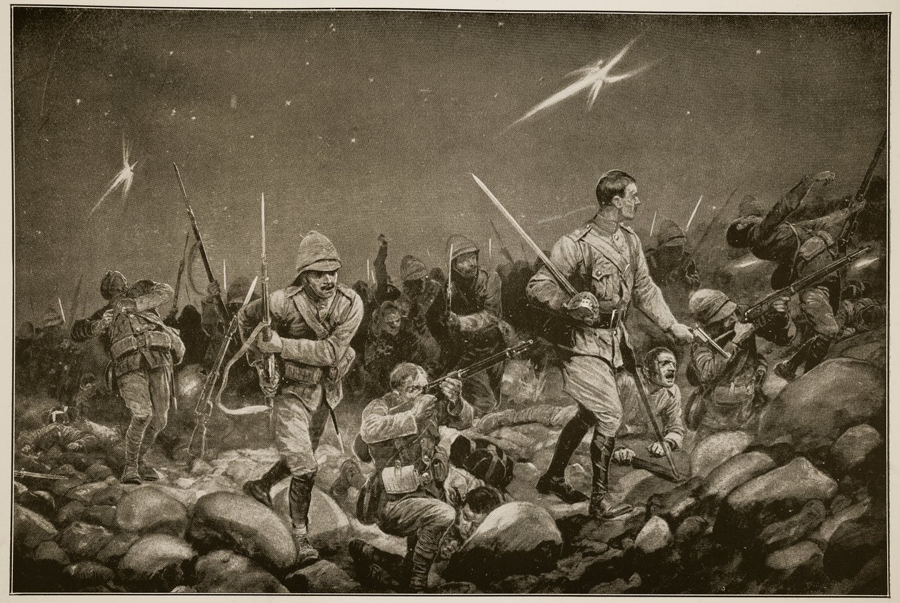 Sortie nocturne de Mafeking - Richard Caton Woodville junior