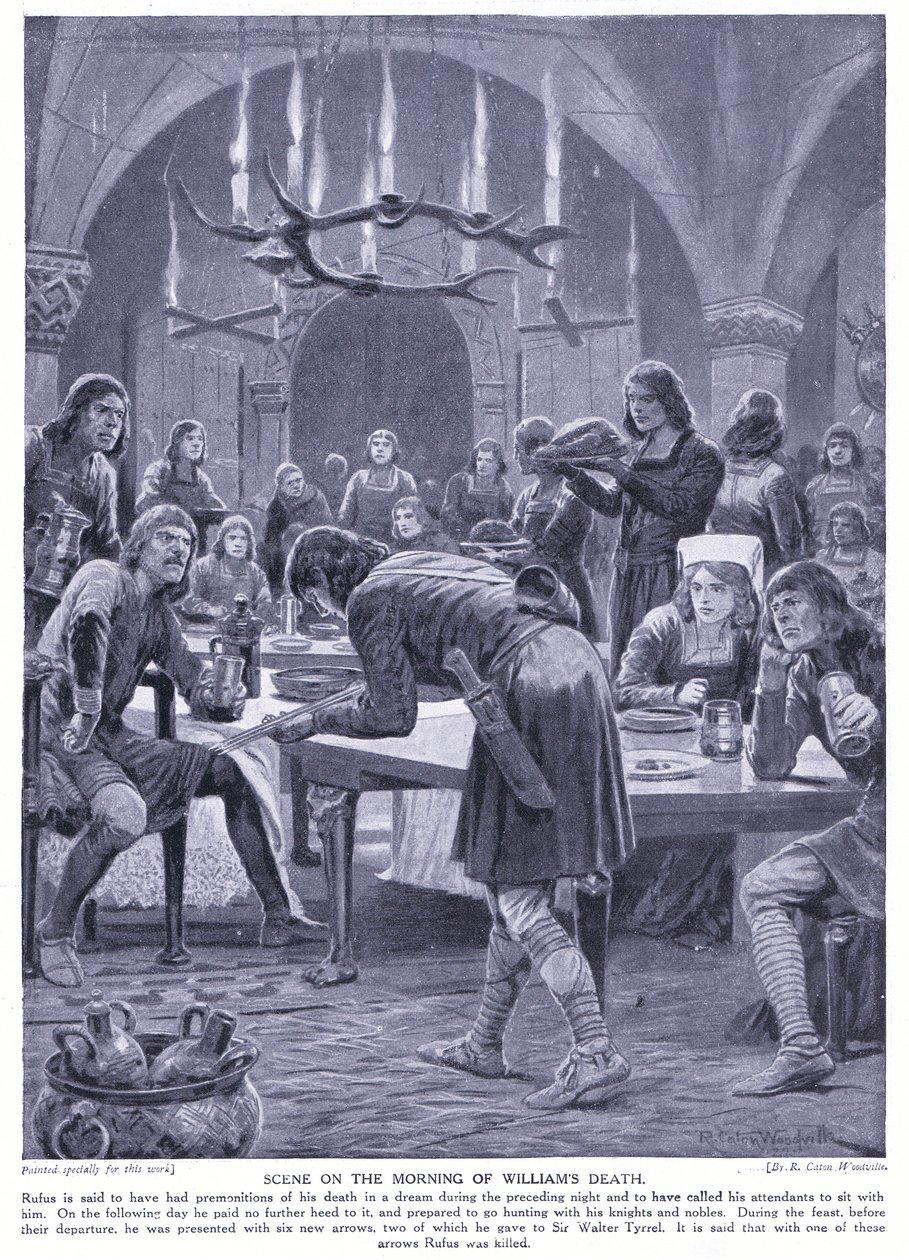 Scène du matin de la mort de Guillaume Ier, années 1920 - Richard Caton Woodville junior