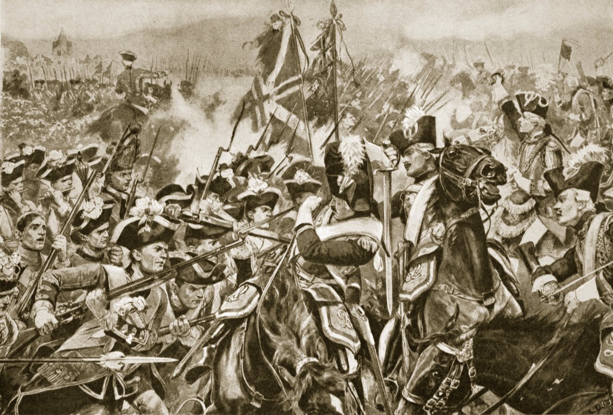 La bataille de Minden, 1er août 1759 - Richard Caton Woodville junior