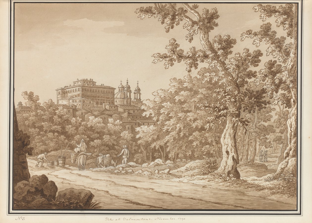 Vue à Valmontone, d