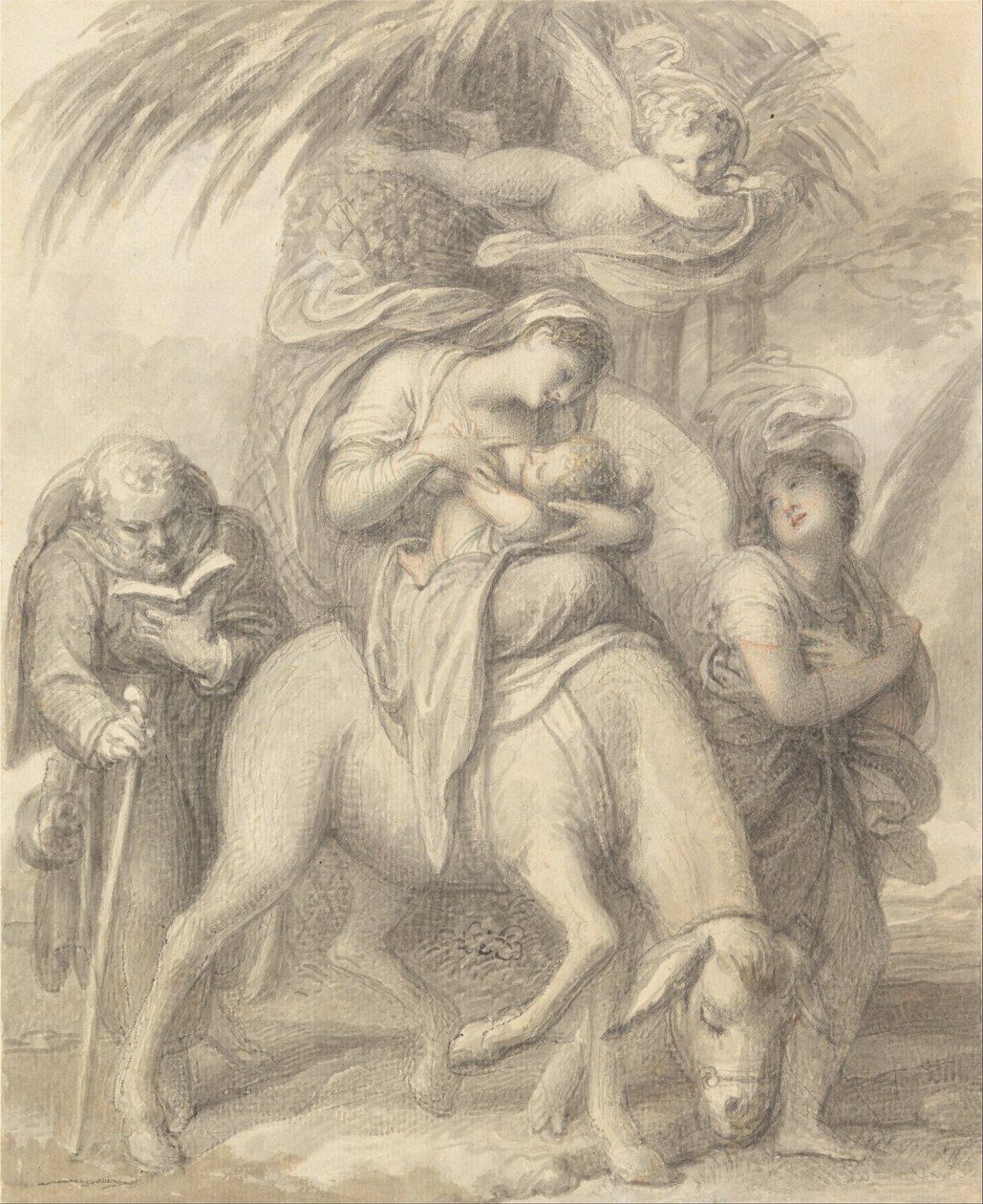 Fuite en Égypte - Richard Cosway