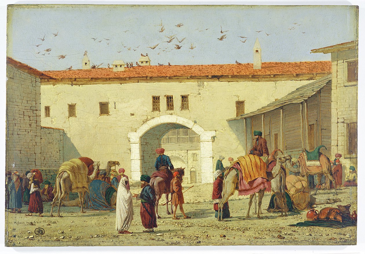 Caravansérail à Mylasa, Turquie, 1845 - Richard Dadd