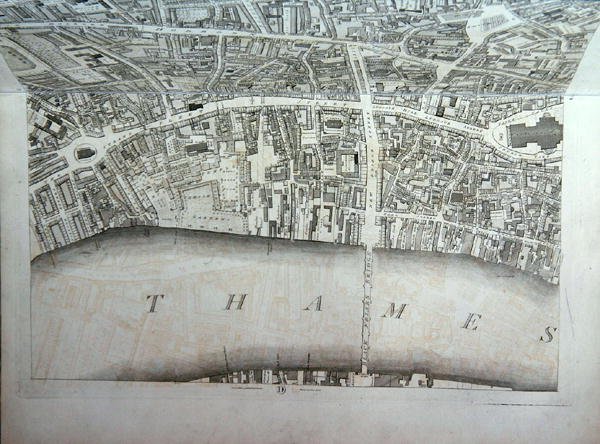 Plan de la ville de Londres, publié en 1813 - Richard Horwood