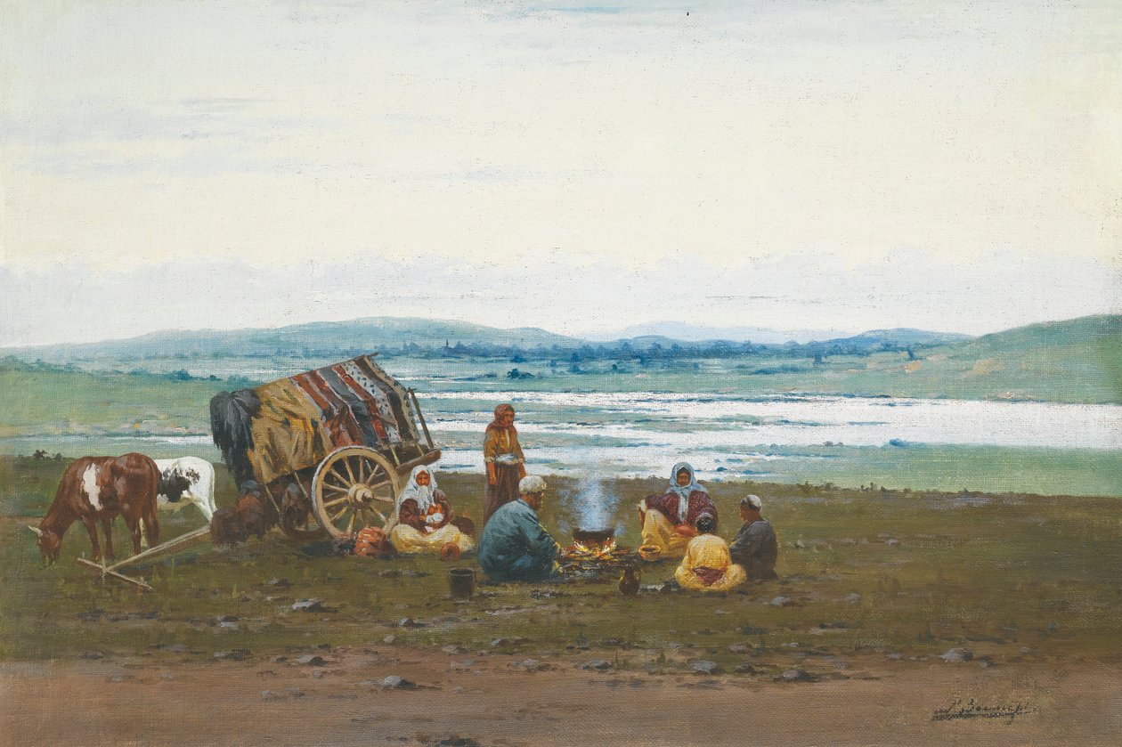 Le campement - Richard-Karl Karlovitch Zommer