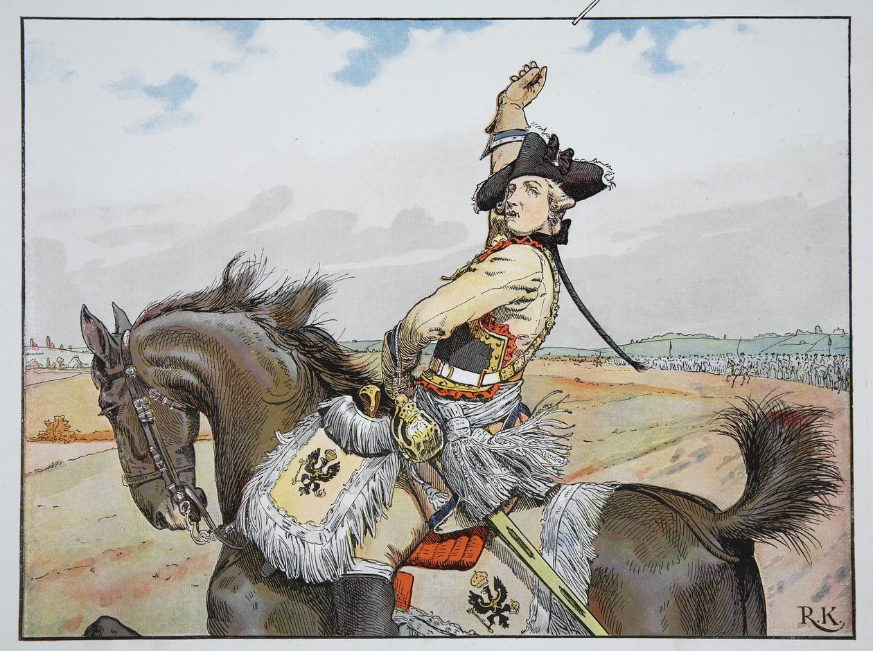 Seydlitz à Rossbach, 5 novembre 1757 - Richard Knoetel