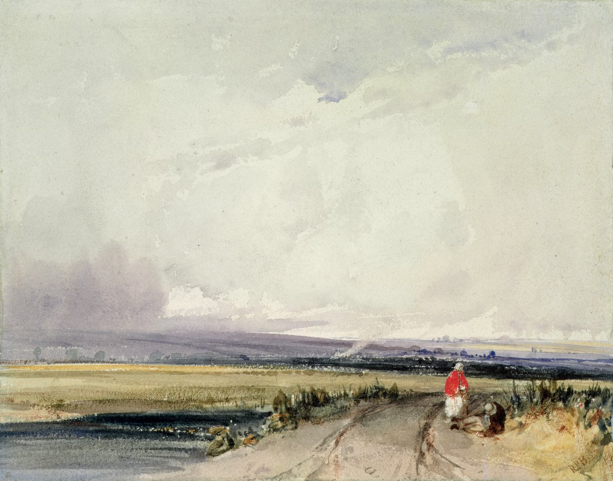 Paysage en Normandie, traditionnellement connu sous le nom de 