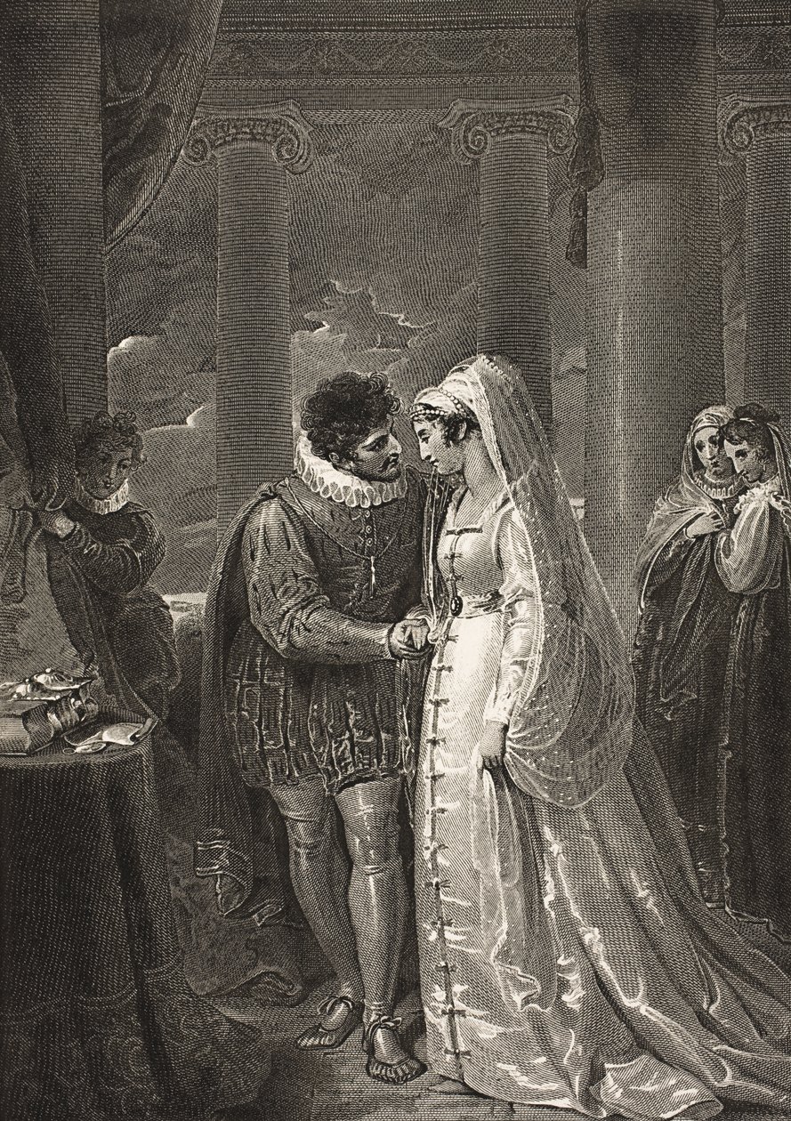 Une pièce dans la maison de Portia, Acte III, Scène II, de 