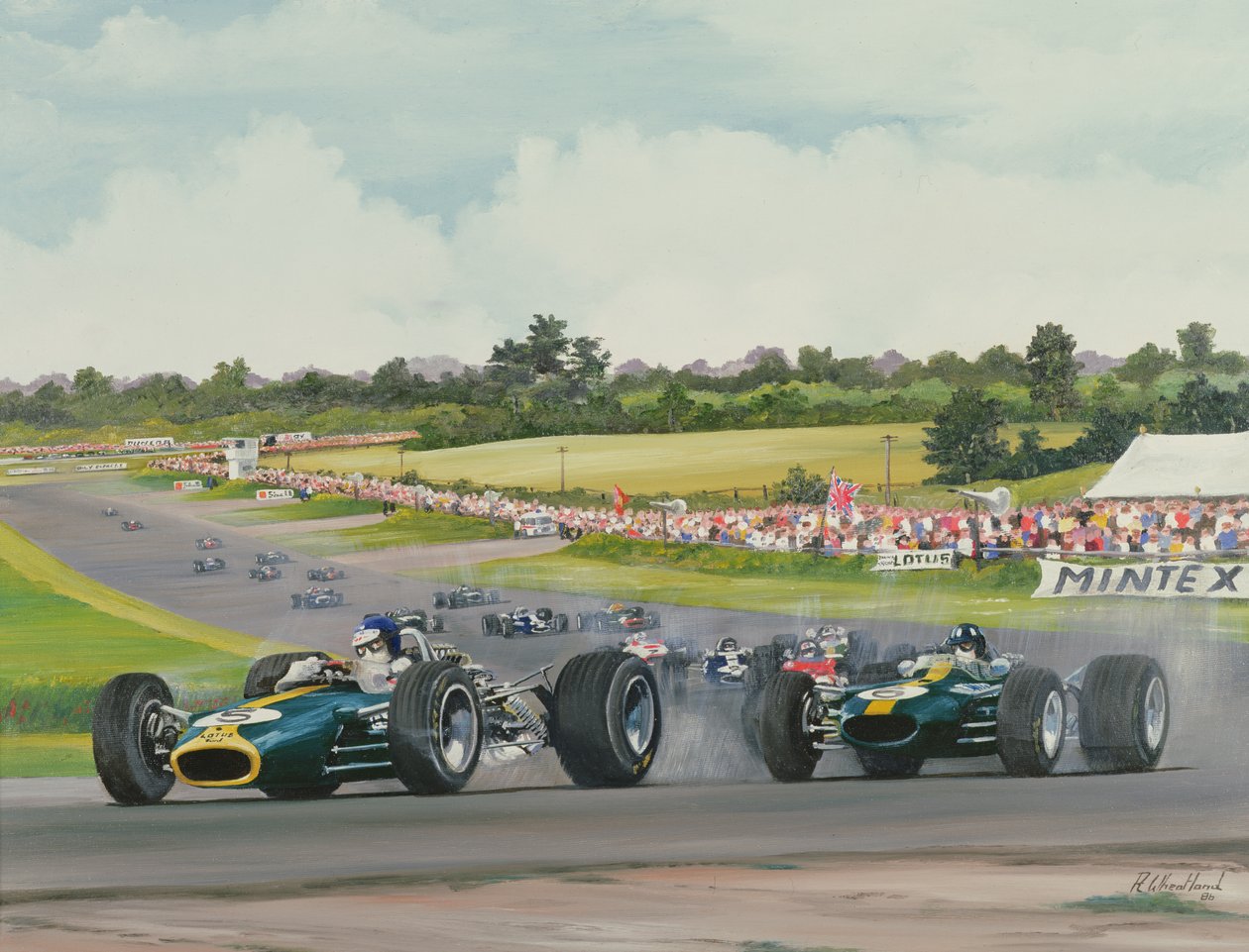Le premier tour - 1967, Grand Prix de Grande-Bretagne à Silverstone, 1986 - Richard Wheatland
