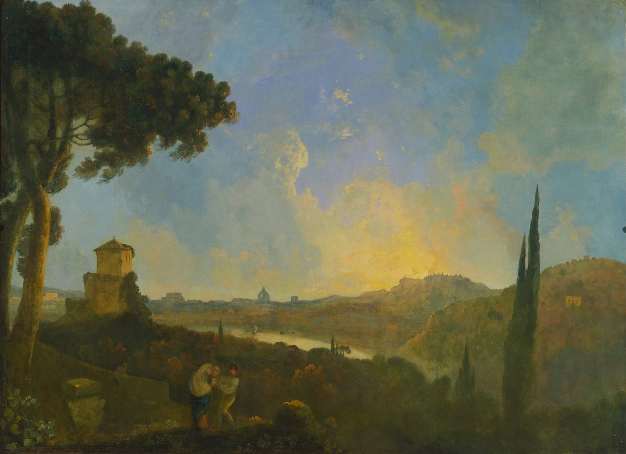 Vue du Tibre avec Rome au loin - Richard Wilson