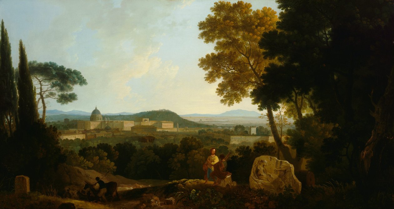 Saint-Pierre et le Vatican depuis le Janicule, Rome - Richard Wilson