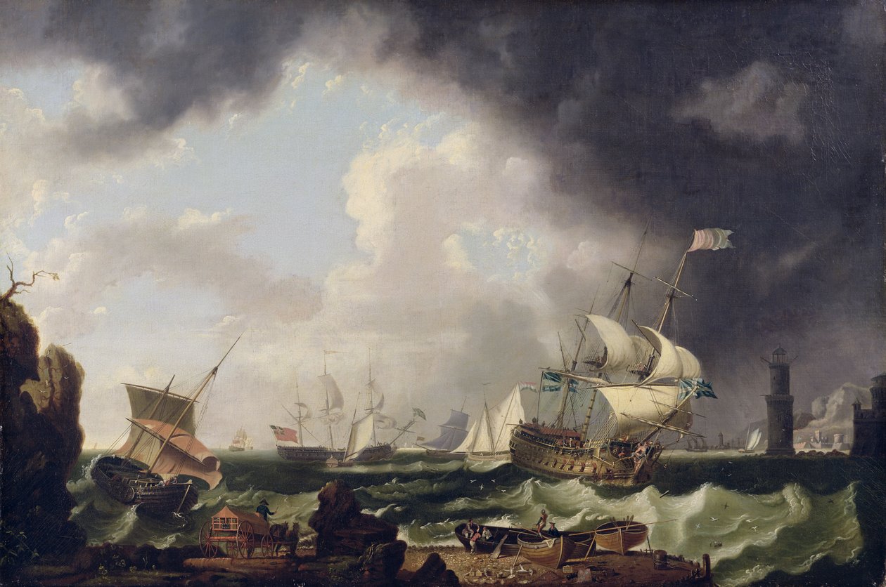 La Pêche, vers 1764 - Richard Wright