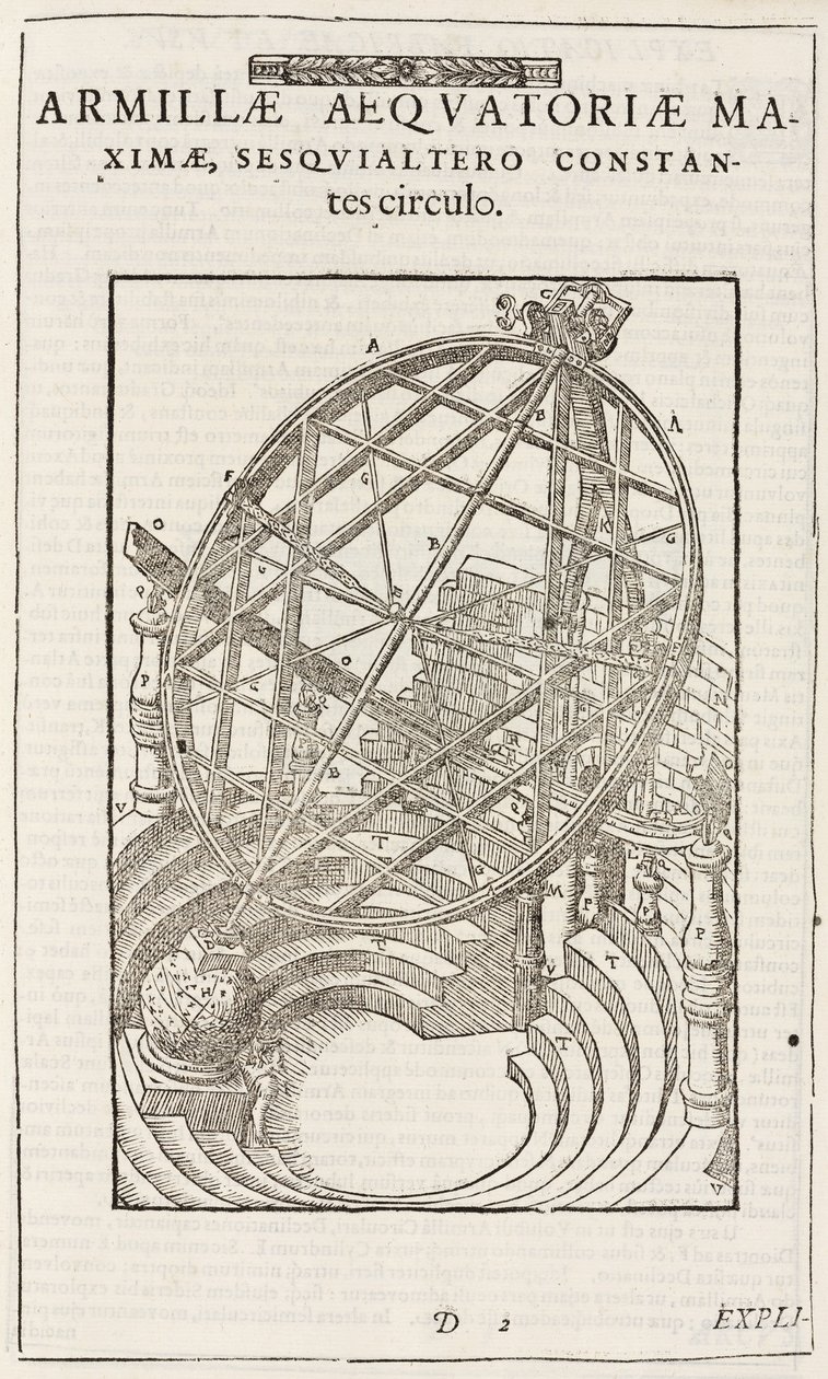 Cercles équatoriaux montés de Tycho Brahe, après 1580 - John Pardon