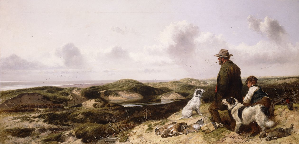 Dunes de Sable de Lytham, 1864 - Richard Ansdell