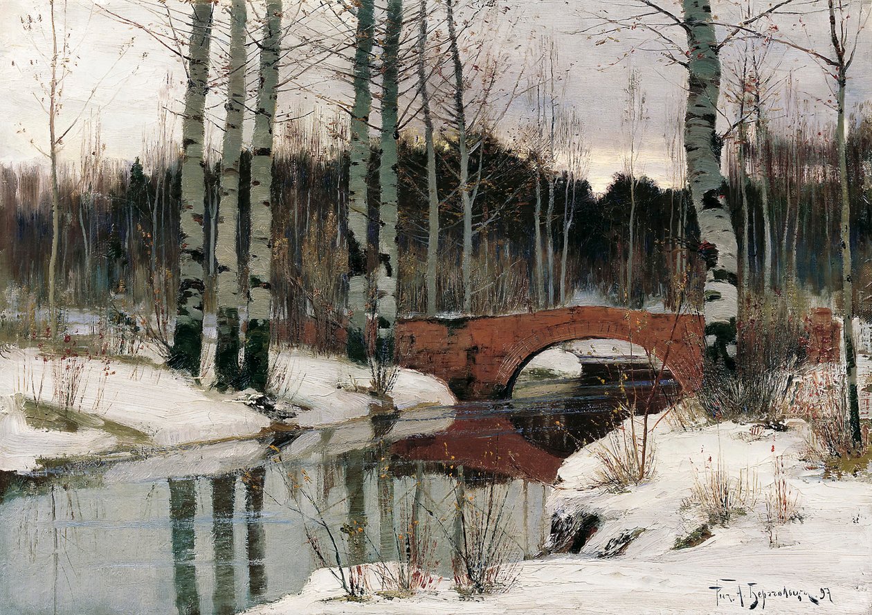 Dégel à Gatchina, 1897 - Richard Bergholz