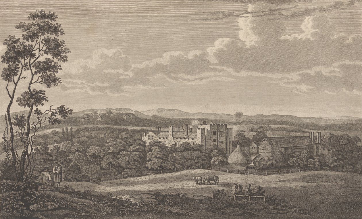 Château de Hever dans le comté de Kent, de l
