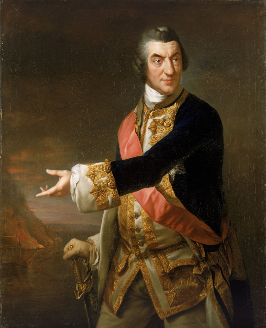 Amiral Sir Charles Saunders (1713-1775) - Richard Brompton