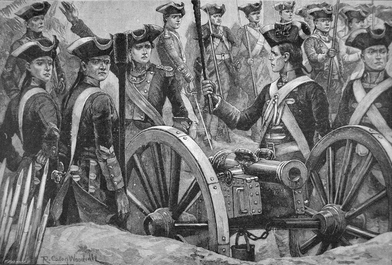 Les hommes qui ont servi sous Clive - Richard Caton II (after) Woodville
