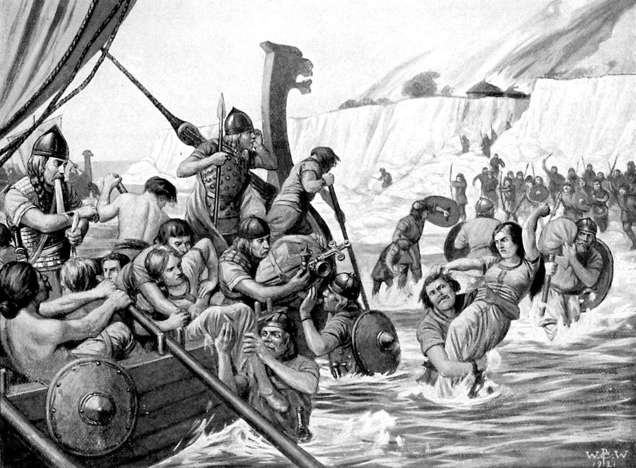 Raiders saxons, 1921 - Richard Caton II Woodville