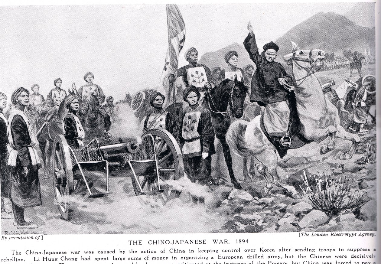 La Première Guerre Sino-Japonaise, illustration de 
