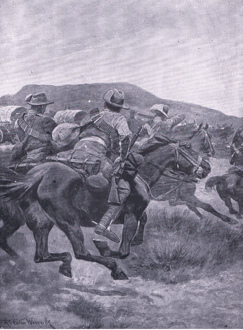 La cavalerie attaquant l