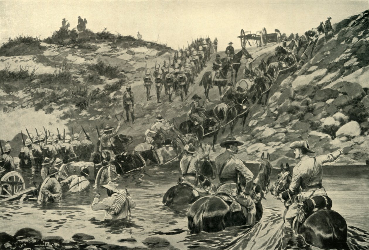 De Frere à Chieveley - Difficultés de transport, 1900 - Richard Caton Woodville II