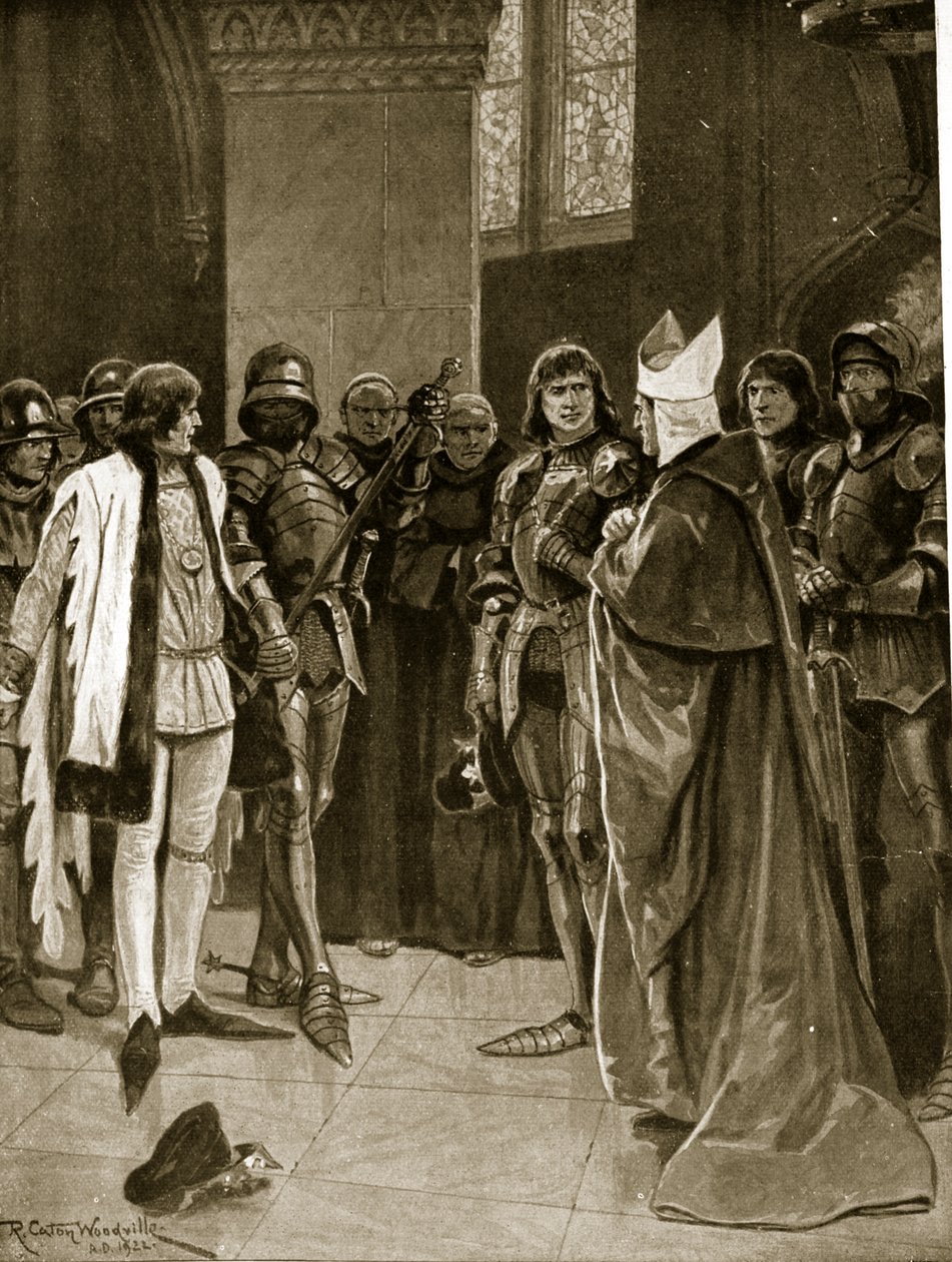 Henri VI est livré à Édouard IV à St. Paul