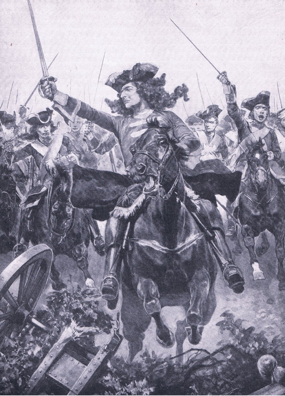 Le duc de Marlborough à la bataille d