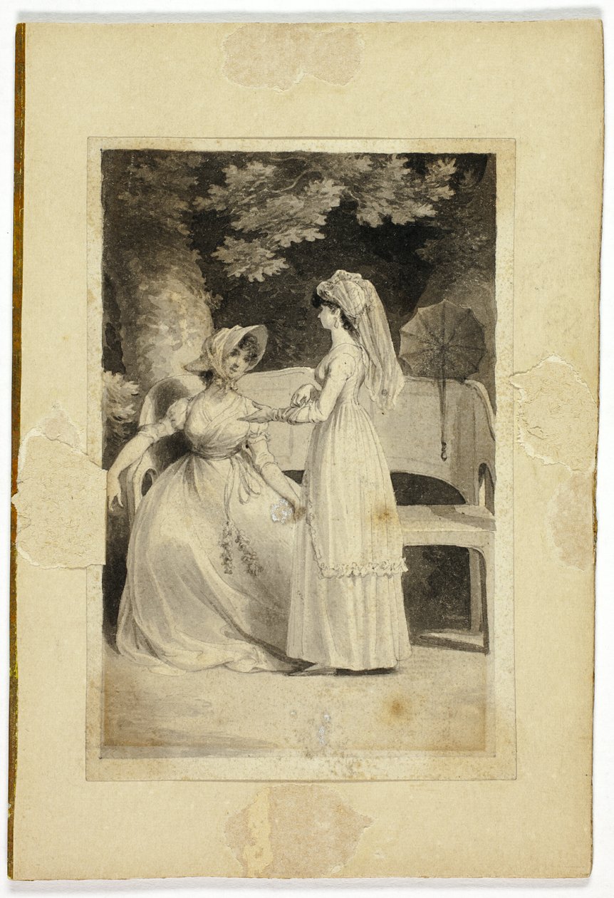 Deux Femmes dans un Jardin - Richard Corbould