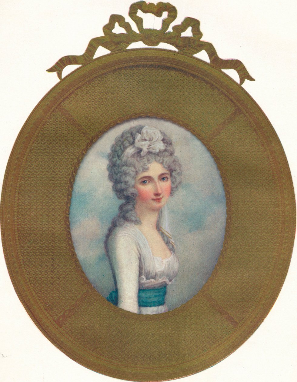 Portrait miniature de Katherine, Lady Manners, plus tard Lady Huntingtower, 1787, 1907 - Richard Cosway