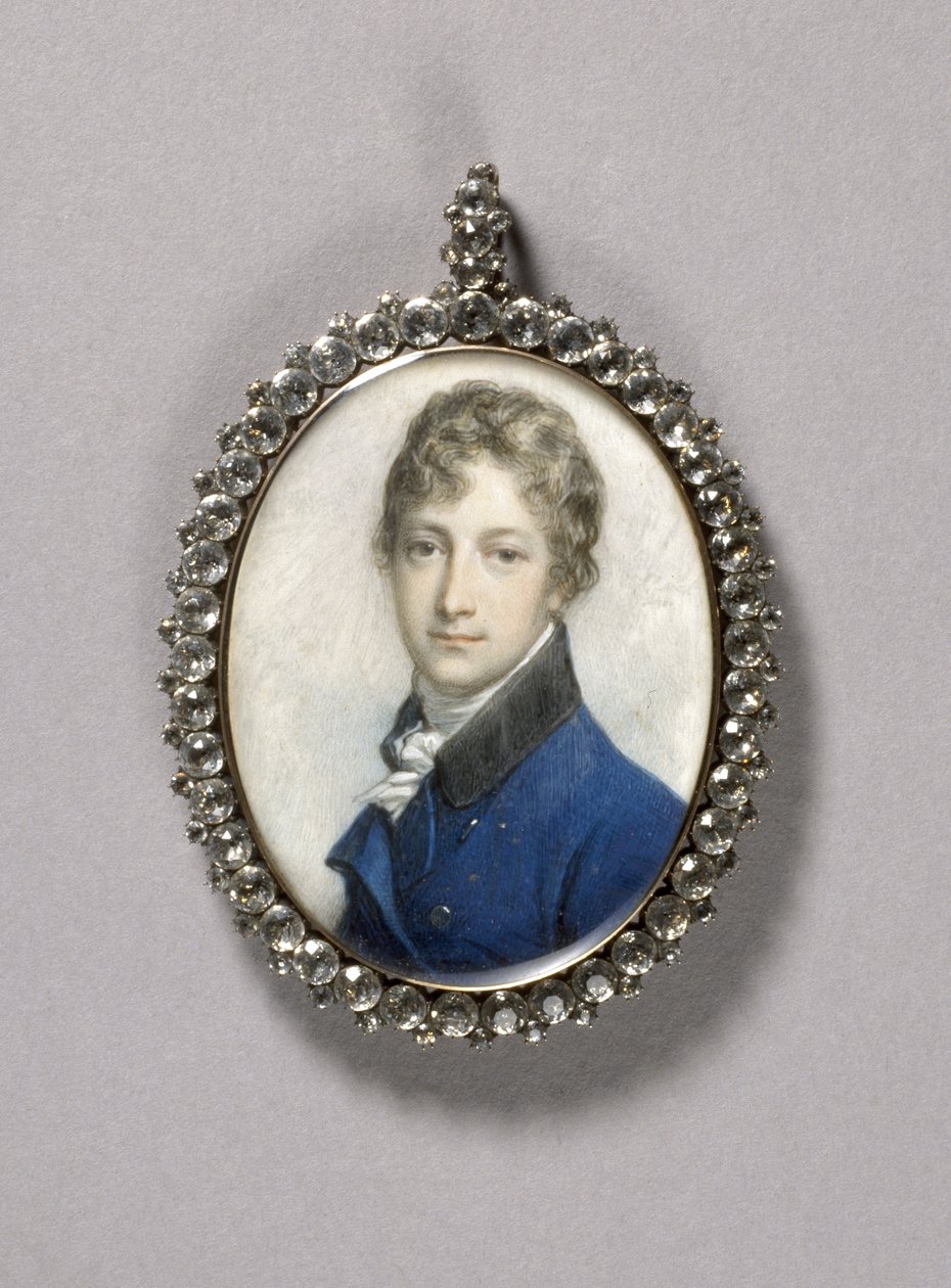 Portrait miniature de John Norris de Hughenden, c.1795-1800 - Richard Cosway