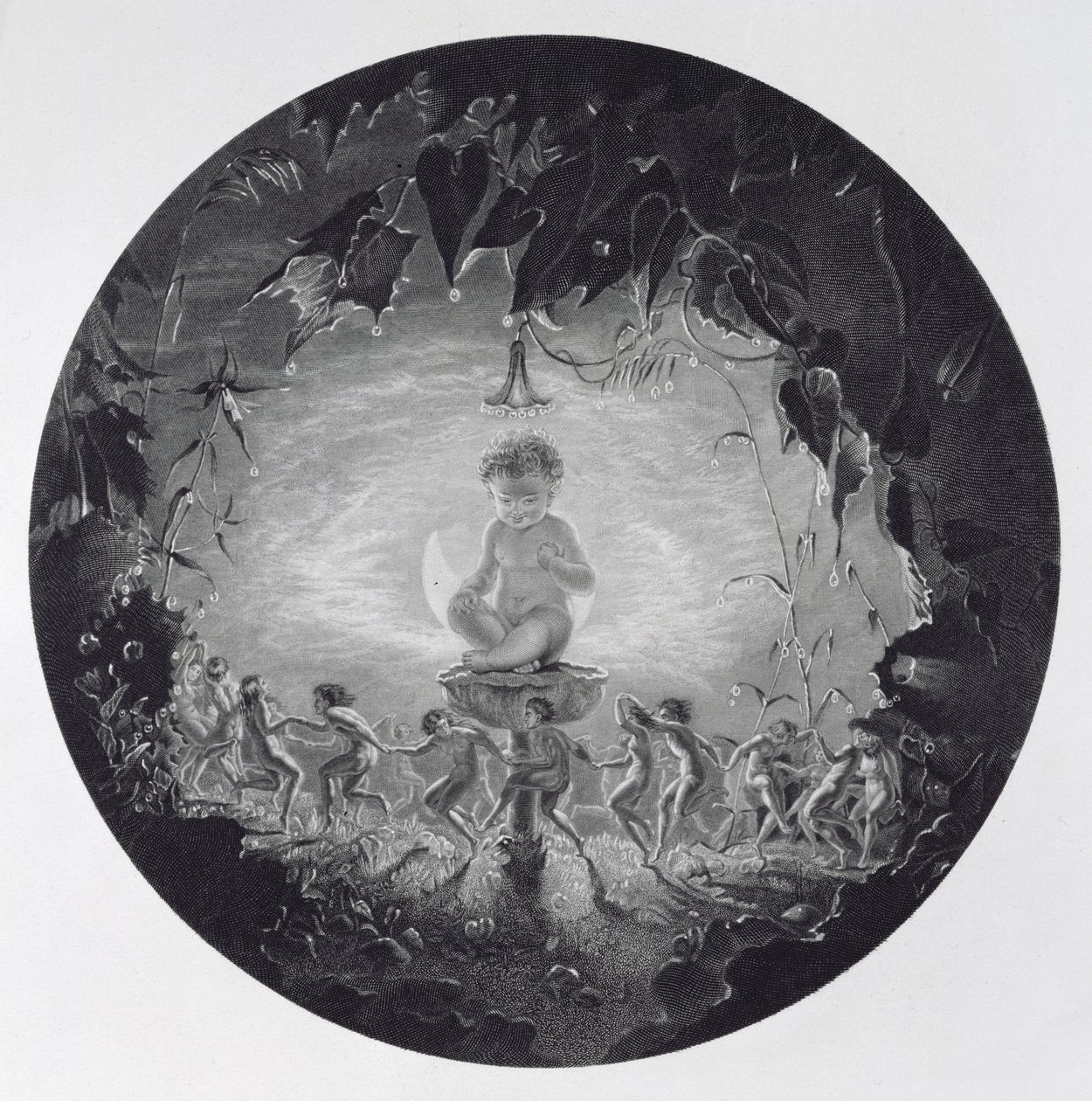 Puck et les fées, gravé par William Home Lizars (1788-1859) - Richard Dadd