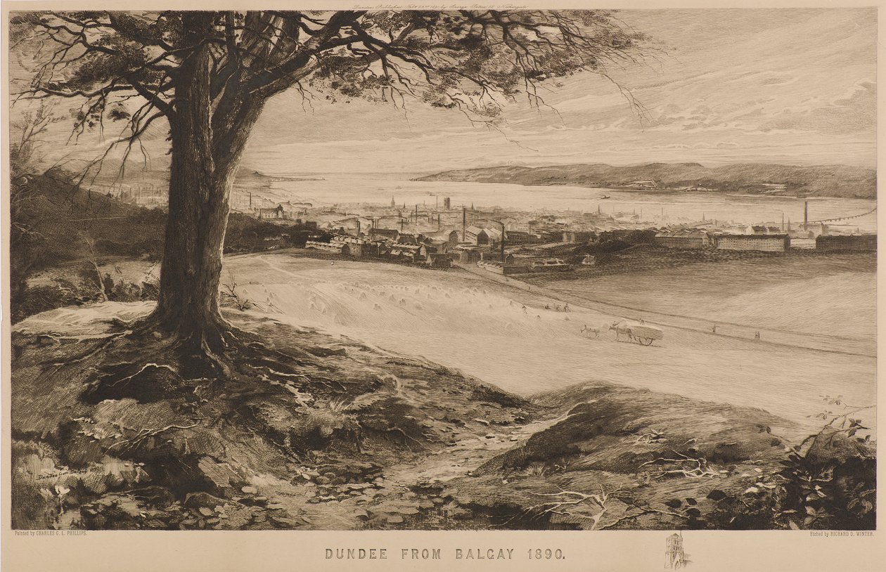 Dundee depuis Balgay - Richard Davidson Winter