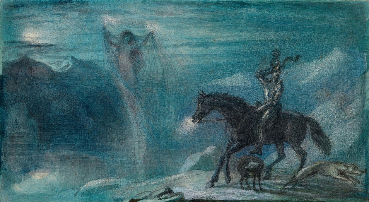 Le chevalier et le spectre - Richard Doyle