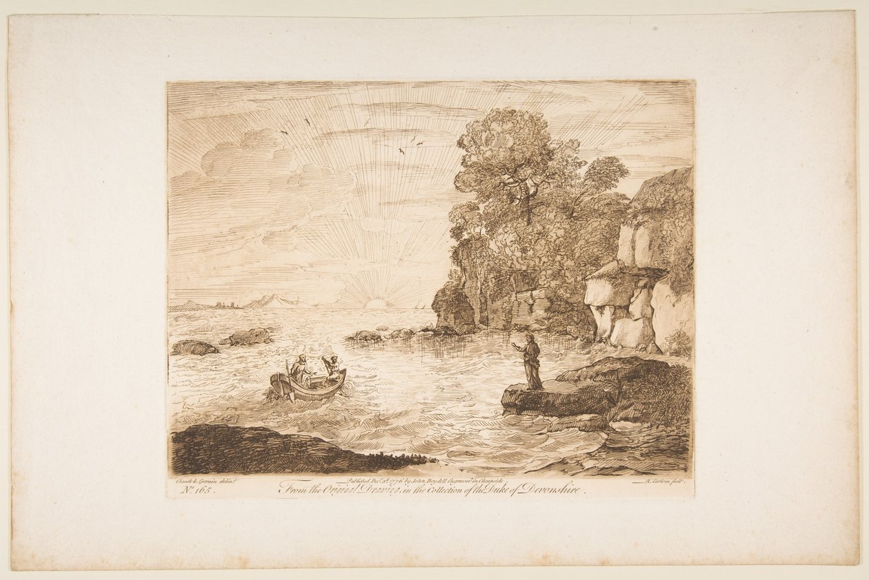 Christ appelant Pierre et André - Richard Earlom