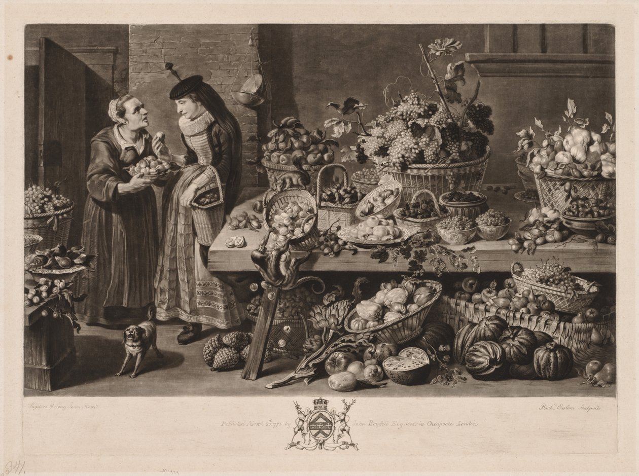Les Quatre Marchés : Le Marché aux Fruits - Richard Earlom