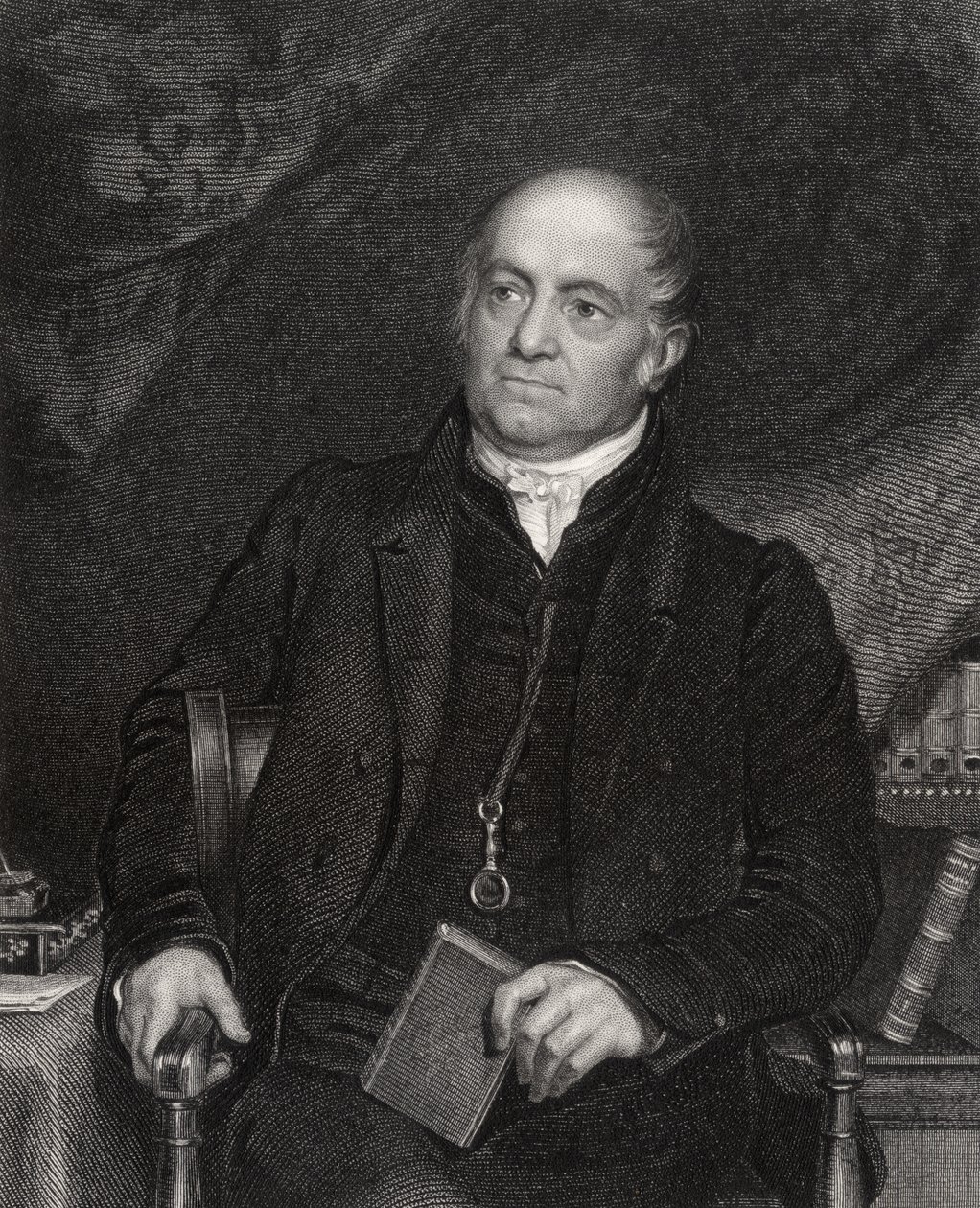Olinthus Gilbert Gregory, gravé par H. Robinson, de 