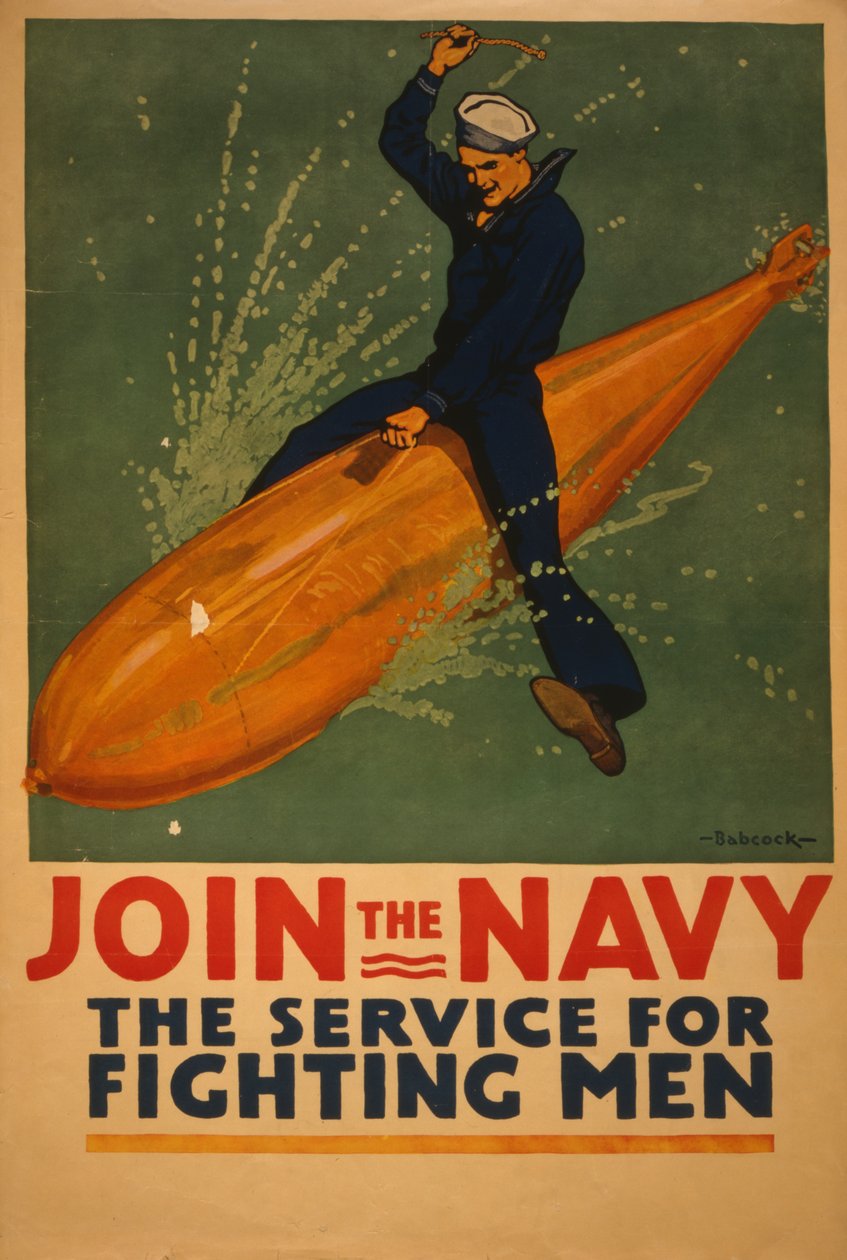 Rejoindre la marine, le service des combattants - Richard Fayerweather Babcock