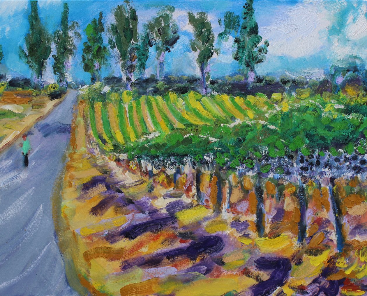 Promenade dans le pays du vin, Napa, 2017 - Richard Fox