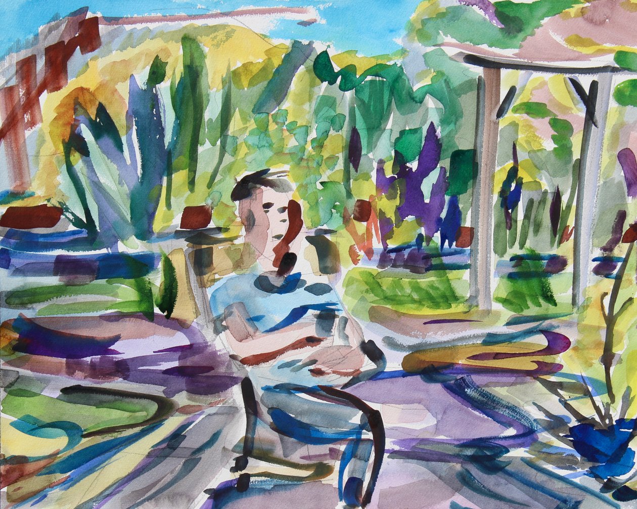Jardin, jour ensoleillé, 2021 - Richard Fox