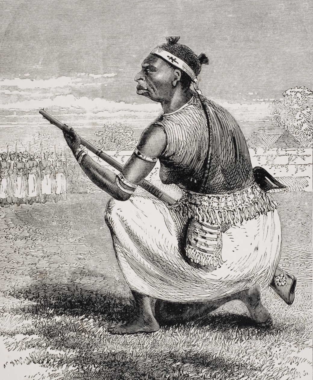 Le chef de la brigade des Amazones de Richards, de 